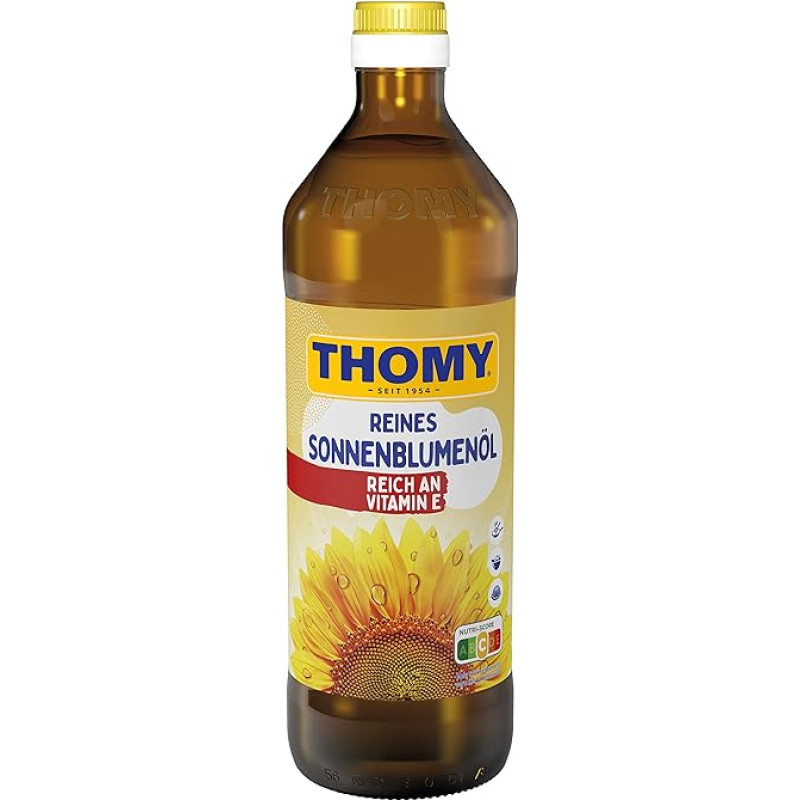 THOMY grynas saulėgrąžų aliejus, 750 ml butelis, pakuotė po 1 (1 x 750 ml)