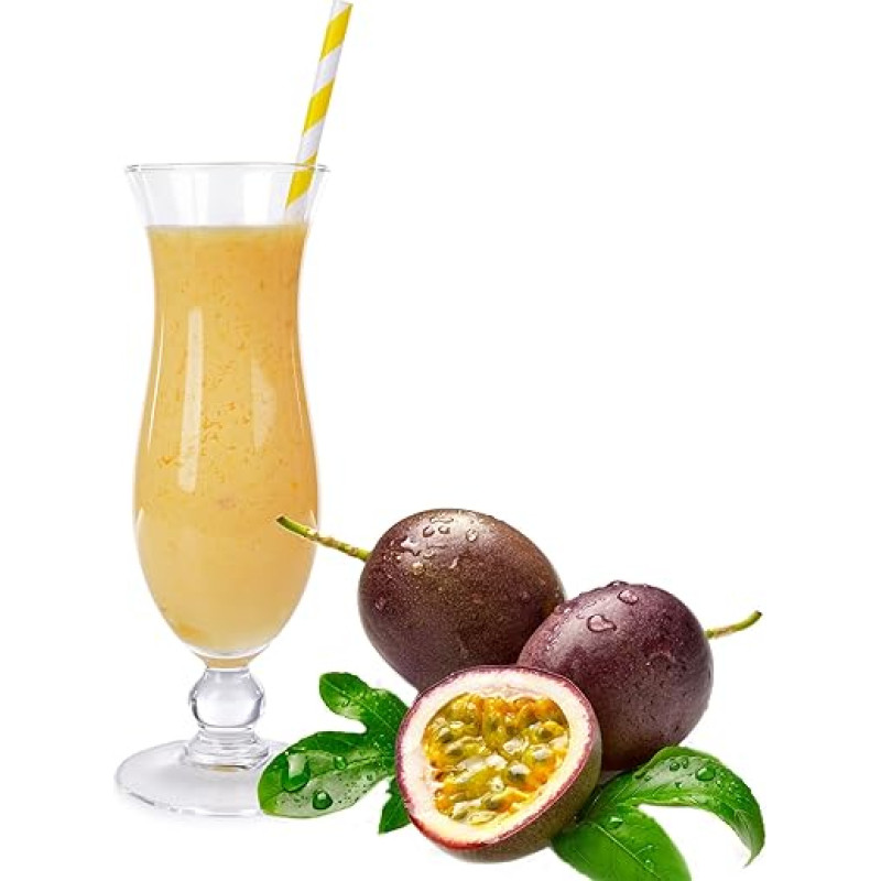 1 kg pasiflorų vaisių skonio ledo gėrimų miltelių 9 litrų talpai Smoothi Slush Sorbet Granita Ledo gėrimai Ledo kokteiliai