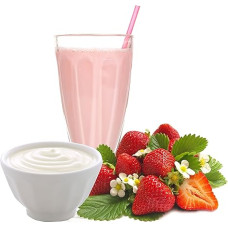 Strawberry Yoghurt Whey Powder Luxofit Enriched with L-Carnitine Protein Wellness Drink Aspartame-Free Whey (Strawberry Yogurt, 10 kg)