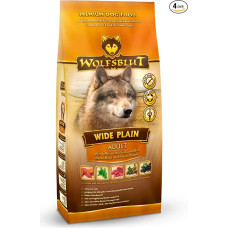 Wolfsblut - Wide Plain Adult - 4 x 2 kg - Arklių - Sausas maistas - Šunų maistas - Be grūdų