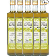 direct&friendly Ekologiškas alyvuogių aliejus Graikija su ekologiškomis citrinomis (5 x 500 ml)