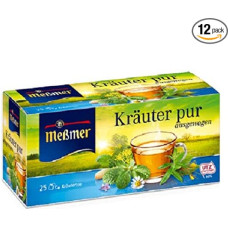Meßmer Pure Herbs Pack of 12 (12 x 25 x 2 g)