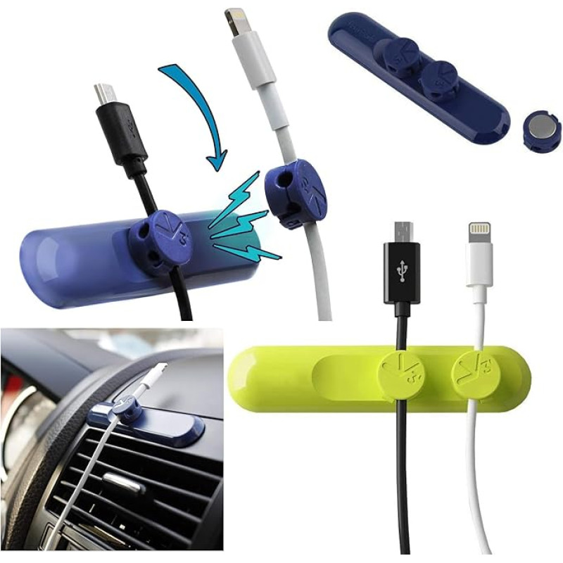 Magnetisches Kabel und Drahteinfädler – Zuhause, Auto, Büro, halten Sie Kabel ordentlich
