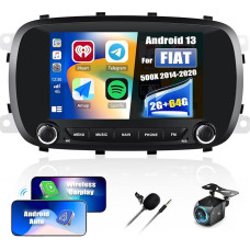 2G + 64G CAMECHO Android automobilinis radijas 2 DIN 