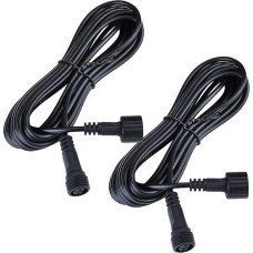 GEEDIAR 5 m ilgio sodo prožektoriaus prailginimo kabelis (2 x prailginimo kabelis)