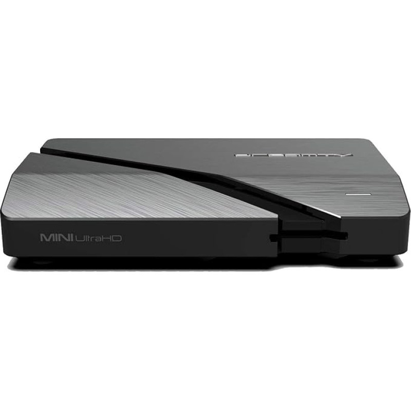 DreamTV Mini Ultra HD 4K 2160p Android 9.0 16GB Flash, 2GB RAM, H.265, HDMI 2.1, USB 3.0, IPTV Streamer, Dual WLAN 2.4/5GHz, LAN, Bluetooth Smart TV Box, Black