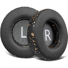 SOULWIT 90 mm Mesh Fabric Replacement Ear Pads for JBL Synchros E50 E50BT S500 S700 Wireless Headphones, Cushions with Noise Isolation Foam