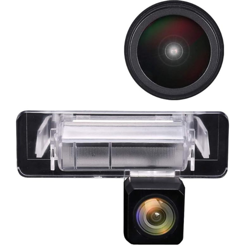 Waterproof Parking Camera Night Vision HD1280 x 720 Pixel Rear View Rear View Camera in Number Plate Light for W202 C280 C250 C240 C230 C220 C200 C180 C43 C36 Saloon W210 E320 E320i E4 30 E4 E20 E300