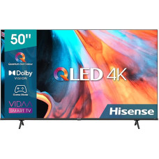 Hisense 50E7HQ QLED Smart TV 127 cm (50 Inch) TV (4K, HDR, HDR10, HDR10+ decoding, HLG, Dolby Vision, DTS Virtual, 60Hz Panel, Bluetooth, Alexa Built-in, VIDAA Voice)