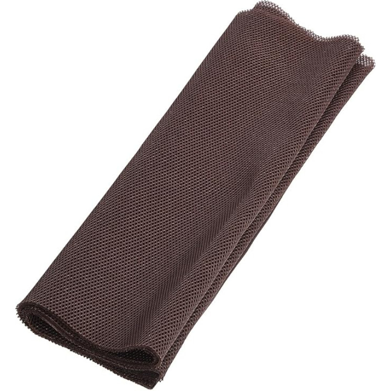 Tihebeyan 140 cm x 50 cm Fabric Speaker Cloth, Protection Dustproof Speaker Grill Mesh Cloth Speaker Cover for Audio System (Brown)