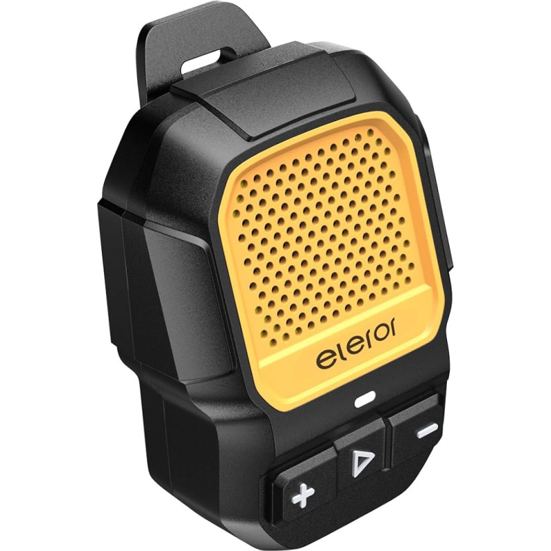 eleror A20i Mini Bluetooth Speaker, Portable Wireless Speaker, Hands-Free Music Speaker, with Magnetic Clip, Waterproof and Dustproof for Work and Outdoor Use