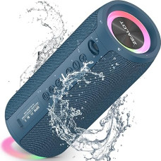 ZEALOT Bluetooth Speaker S51 Pro with Light, Music Box, Portable Blueooth Box, 40 W Powerful Stereo, Dual Pairing, AUX Connection, USB, Micro SD/TF, Bluetooth 5.2 and IPX6 Waterproof