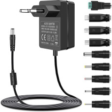 5V Universal Power Supply Charging Cable 15W 240V AC to DC 5V 3A 2.5A 2A 1.5A Converter for USB Hub, TV Box, Baby Monitor, Tablet, LED Strip Lights, CCTV Cameras, TV BoxRaspberry Pi 4 Charger