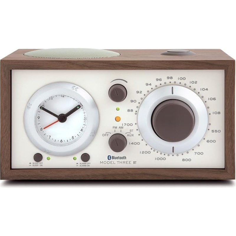 Tivoli Audio Model Three Bluetooth UKW-/MW-Radiowecker (Walnuss / Beige)