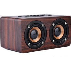 Veemoo Kabellos Bluetooth Lautsprecher Holz 8 Stunden Spielzeit 10W Tragbar Stereo Redner mit Mic Unterstützung TF-Karte Handsfree AUX für iPhone iPod iPad Samsung LG HTC Laptop PC