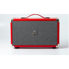 GPO Westwood Retro 25 Watt Speaker with Bluetooth and Carry Handle - Red