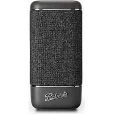 Roberts Beacon 325 Bluetooth Speaker - Portable, Rechargeable, 12 Hour Battery Life, Two Passive Bass Membranes, Vintage Design, Bluetooth, Streaming, Aux Input, 2 Year Warranty Anthracite