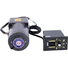Speed Reducer, Continuously Adjustable Motor 220 V 40 W Adjustable Speed Single Phase Asynchronous Gear Motor Frequency Converter Motor (20K)