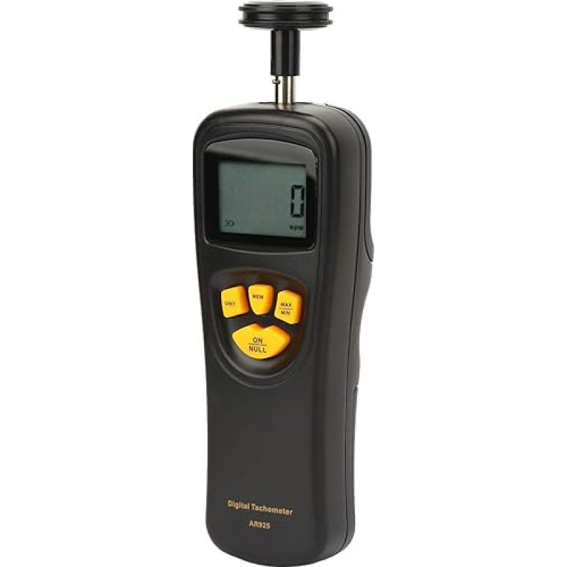 Digital Tachometer Rotation Meter Rotary Detector Tool Measuring Speed Detector Surface Tachometer for Detection of Fan Cars