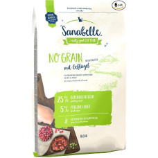 Sanabelle, be grūdų su paukštiena, sausas kačių maistas jautrioms mitybai katėms