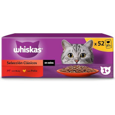 whiskas Šlapias maistas su padažu katėms Classic Selection 13 x 4 maišeliai x 85g