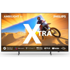 PHILIPS Ambilight The Xtra 65PML9009 4K Quantum Dot MiniLED Smart TV - 65 colių ekranas su P5 Perfect Picture Engine Ultra HD, Titan OS, Dolby Vision ir Dolby Atmos Sound - Anthrazitgrau