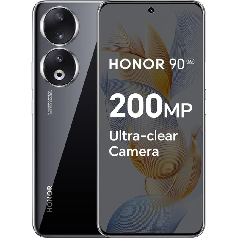 HONOR 90 5G 256GB/8GB RAM Dual SIM Midnight Black