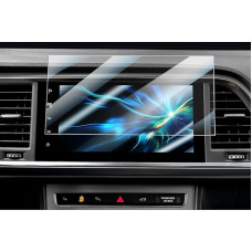CDEFG Compatible with Seat Ateca FR 2021 2022 2023 2024 Car Navigation Protective Film Tempered Glass 9H Scratch-Resistant 9.2 Inch GPS Transparent Screen Protector Ateca Navigation Film Accessories