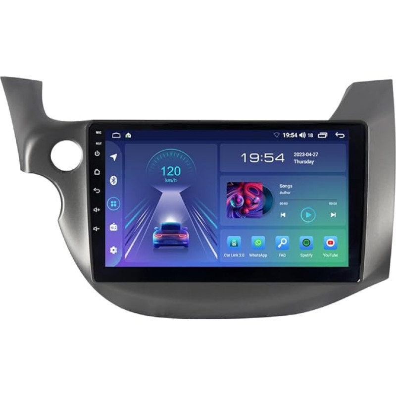 ACAVICA 2+32GB Android 12 automobilinis radijas Honda Fit Jazz 2007-2014 Sat NAV radijo jutiklinio ekrano stereosistema su belaidžiu Carplay Bluetooth WiFi DSP USB FM Valdymas vairu