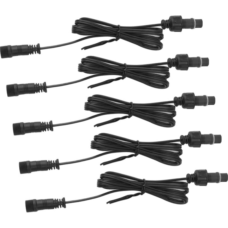 Vandeniui atsparus denio šviesos ilgintuvas: 5 vnt. 3,3 pėdos vyriškas moteriškas kištukas, skirtas naudoti lauke