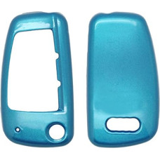 Metallic Paint Key Case Shell dangtelis tinka AUDI Flip Remote Key 3 Button 0820 Blue