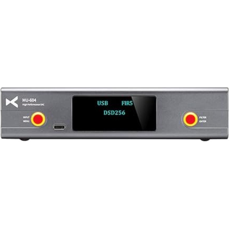 XDUOO MU-604 USB DAC DSD256 aukštos kokybės DAC XLR subalansuotas išėjimas Du USB sistemos DAC stiprintuvo dekoderiai