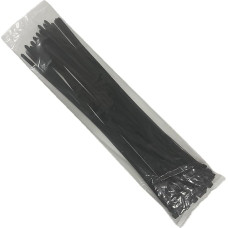 EzySup Extra große Kabelbinder, strapazierfähig für den Außenbereich, 350 mm x 7,6 mm, 55 kg Zugfestigkeit, 100 Stück, Schwarz