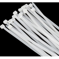 XINGO 50 Pack Cable Ties, Heavy Duty 100lb storio UV atsparus ilgas nailono kabelių kaklaraiščiai Self-Locking Nylon Cable Ties for Indoor Outdoor (26 colių, balta)