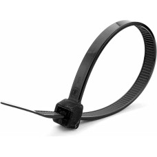 Kabel-Tex 100 Stück Kabelbinder x 100 x 2,5 mm Tidy schwarz klein