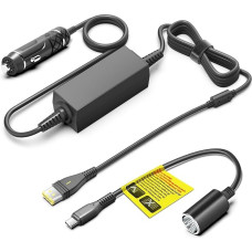 TAIFU 12V-24V automobilinis įkroviklis Resmed AirSense 11, ResMed AirMini DC konverteris CPAP automobilinis maitinimo šaltinis 20V PD USB C į cigarečių žiebtuvėlį konversijos kabelis, skirtas maitinimo įrenginiui / bankui / atsarginei baterijai