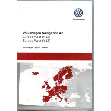 Volkswagen 3AA051866BE SD Card Navigation V12 Europe RNS 315 Navigation System Navigation Software Only for Platform AZ