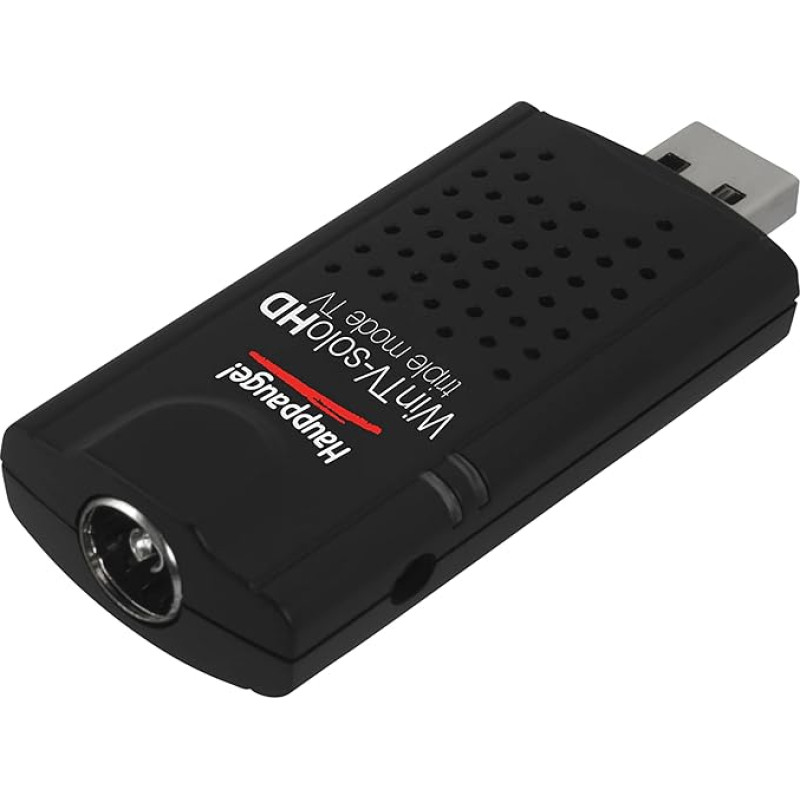 Hauppauge WinTV-soloHD 01589 - USB TV tuneris - skaitmeninis DVB-T2 HD, DVB-C HD, DVB-T, skirtas nešiojamajam ir asmeniniam kompiuteriui