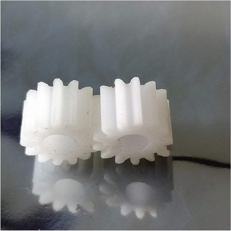 ZHENGGUIFANG ZGF-BR 2 Pieces 1M 10T Flat Gear POM 10-49T Gear Machining Plastic for Gear Parts 4 5 6 7 8 9 10 mm Bore (Hole Diameter: 9 mm, Number of Teeth: 11 Teeth)