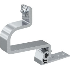 Fischer RH 40-52V AL 10 aliuminio stogo čerpių kabliai 2 žingsniai Vertikali jungtis fotovoltiniams saulės kolektorių profiliams 571741