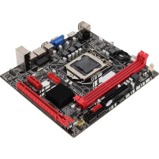 Dpofirs B75M Kompiuterių motininė plokštė Micro ATX Gaming Motherboard for Corei7 I5 I3 LGA1155 SATA3.0x1 SATA2.0x3 PCI E8Xx1 100M tinklo kortelė DDR3x2 VGA HDMI PCI E1Xx1