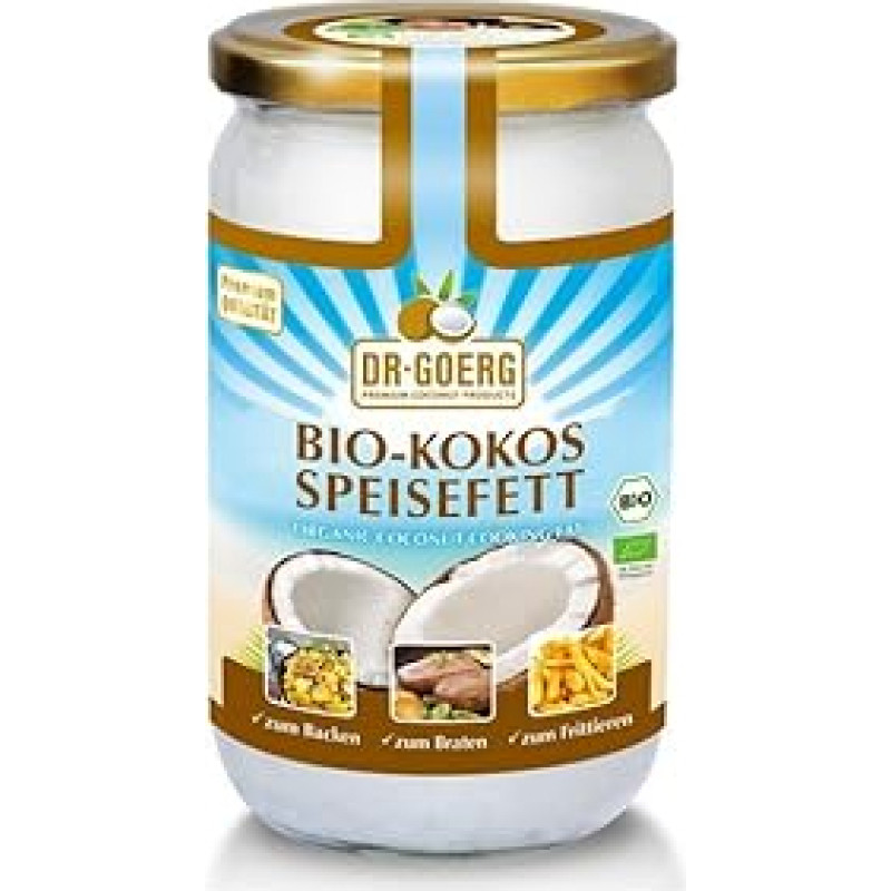 Dr. Goerg Premium ekologiški kokosų riebalai 500g