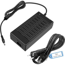 SHNITPWR 24V Power Supply 8A 192W AC DC Adapter DC 24 Volt AC to DC Converter Transformer with 13.5 Feet Super Long 5.5 x 2.5 mm Tip for LED Strip Light CCTV Cameras