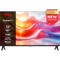 TCL 32L5A, 32 Inch TV, FHD, HDR Smart TV Supported with Android TV (Child Mode, Dolby Audio, Compatible with Google Assistant)