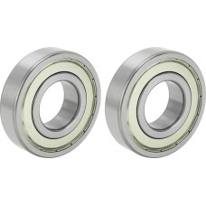 A ABSOPRO 6309ZZ Deep Groove Ball Bearing P0 45 x 100 x 25 mm Tepami guoliai Dvigubas metalinis sandariklis Rutuliniai guoliai Sidabro spalvos guoliai automobiliams, dviračiams, motociklams, riedlentėms, riedlentėms, 3D spausdintuvams Motorolerio ratas -