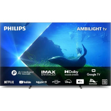 Philips Ambilight TV | 77OLED808/12 | 194 cm (77 Zoll) 4K UHD OLED Fernseher | 120 Hz | HDR | Dolby Vision | Google TV | VRR | WiFi | Bluetooth | DTS:X | Sprachsteuerung