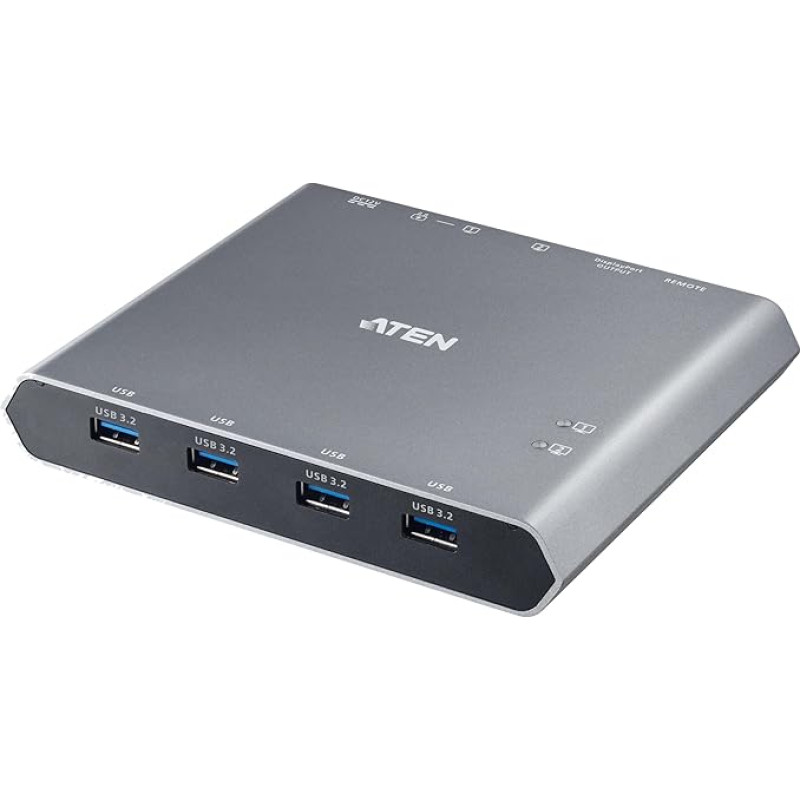 ATEN US3311 2 prievadų USB-C 4K DisplayPort KVM dokas