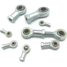 1PCS SI8T/K PHSA8 dešinės pusės rutulinio sąnario metrinis srieginis strypo galinis guolis SI8TK 5mm/6mm/8mm/10mm/12mm/14mm/16mm/18mm/20mm moteriškas (SI 22, kairysis sriegis)