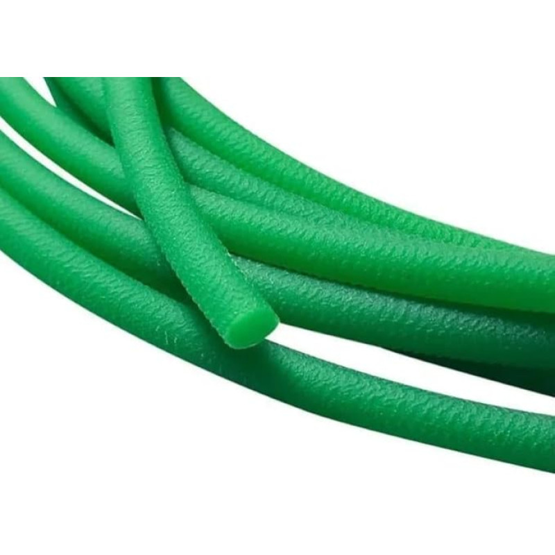 MNUPL 1-5 m Polyurethan-Förderbänder, PU antriebsriemen, schmelzbare Schnur, Durchmesser 1,5-12 mm, selbstklebendes industrielles kreisförmiges Antriebsband(3Meters,Green_3MM)