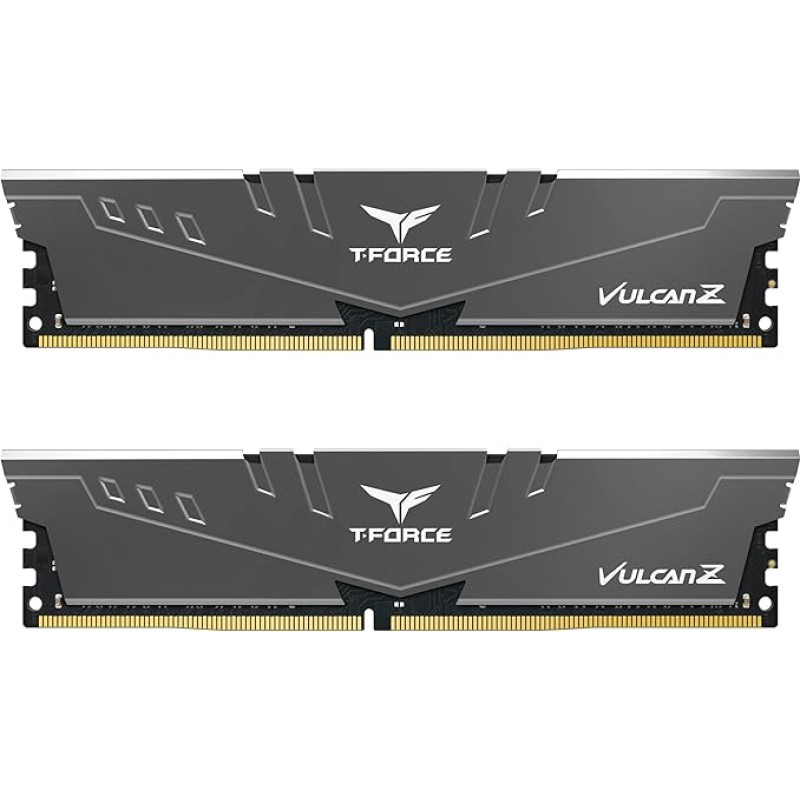 TEAMGROUP Team T-Force Vulcan Z DDR4 žaidimų atmintis, 2 x 8 GB, 3600 MHz, 288 kontaktų DIMM, pilka